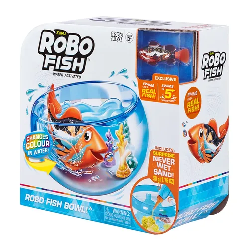 Zuru Robo Alive Robofish Playset (7126) - Puppen, Spielzeugfigur - Interaktives Robofish-Set mit realistischem Schwimmverhalten für endlosen Spielspaß im Wasser.
