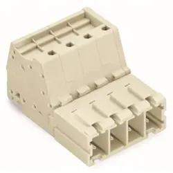 Wago 1-Leiter-Stiftleiste;Push-in CAGE CLAMP®;10 mm2;lichtgrau - 831-3208/000-9034 - 12 Stück