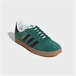 adidas Originals GAZELLE Sneaker grün 46 EU - Sportliche Sneaker in Collegiate Green mit hochwertigem Obermaterial aus Leder und Synthetik. Ideal für den Alltag, bietet hohen Tragekomfort dank OrthoLite® Dämpfung und Gummisohle.