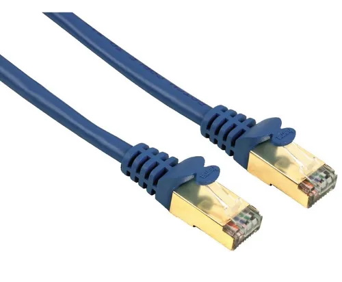 Hama 3m Cat5e STP Netzwerk-Kabel - Ethernetkabel (RJ-45), 3m lang, ideal für schnelle Datenübertragungen mit Gigabit Ethernet, perfekt für Zuhause und Büro.