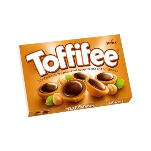 Toffifee – 1 x 125g – Leckere Nuss-Nougat-Pralinen - Süßigkeiten & Knabbereien: Toffifee vereint knackige Haselnüsse, zarte Nougatcreme und Karamell in einer unwiderstehlichen Kombination, ideal für Familienabende und Kindergeburtstage.