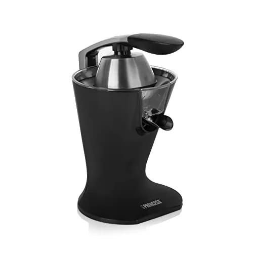 Princess Citrus Juicer – Zitruspresse mit 2 Presskegeln aus Edelstahl - Entsafter für alle Zitrusfrüchte mit 300 Watt Leistung, geräuscharm und leicht zu reinigen – ideal für frischen Saft ohne Störung.