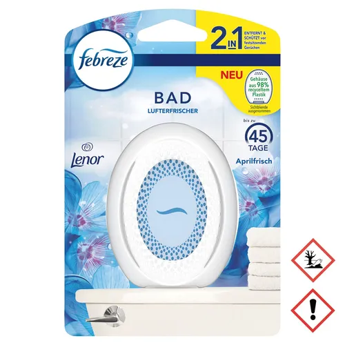 Febreze Lufterfrischer Raumduft Aprilfrisch - Duftspender für Bad & WC