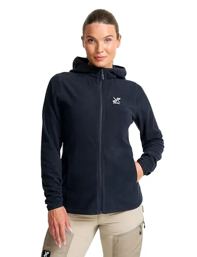 RevolutionRace Hiker Fleece Hoodie für Damen - Funktionsjacke aus atmungsaktivem, leichtem Fleece, ideal für Outdoor-Aktivitäten mit optimaler Wärmeregulierung und praktischen Seitentaschen.
