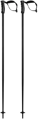 HEAD Multi Skistöcke black EDITION - 130cm - Skistöcke aus leichtem Aluminium mit schwarzem Race Griff für optimalen Halt. Ideal für Allround-Skifahrer, ausgestattet mit automatischer Schlaufe und aerodynamischem Racing Teller.