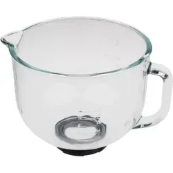 Kenwood kMix Glas-Rührschüssel KXT754GL - Rührschüssel aus hochwertigem Glas, 5 Liter Kapazität, kompatibel mit allen Kenwood kMix Modellen – perfekt für präzises Rühren und Backen.
