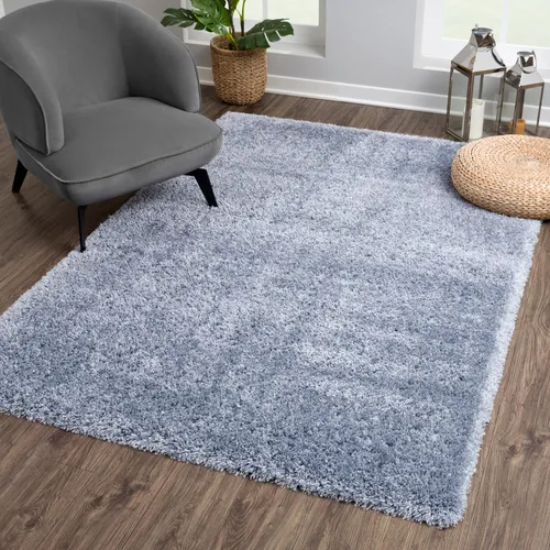 Sanat Hochflor-Teppich Porto, rechteckig, 45 mm Höhe - Shaggy-Teppich mit 45 mm Florhöhe, aus weichem Polypropylen, ideal für Wohnzimmer und Fußbodenheizungen, in dezenten Farben erhältlich.