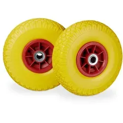 Sackkarrenrad Vollgummireifen - Robust und langlebig - Räder für Sackkarren, Schubkarren und Bollerwagen, aus hochwertigem Gummi für hohe Belastbarkeit und lange Lebensdauer.