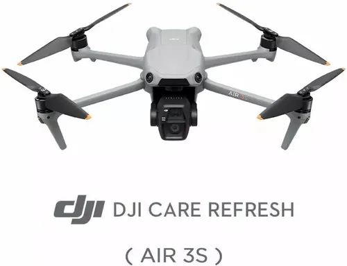 DJI Care Refresh 1-Jahres-Vertrag - DJI Air 3S - Garantieerweiterung für sorgenfreies Fliegen: Bis zu zwei Austauschgeräte, schneller Service und optionaler Flyaway-Schutz für maximale Sicherheit.