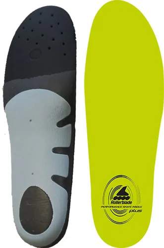 ROLLERBLADE PERFORMANCE SKATE PLUS Einlegesohle 2025 lime/black - 39 - Einlegesohle für Skates mit optimaler Druckverteilung und Fersenstabilisierung, sorgt für höchsten Komfort und reduziert Ermüdung während des Skatens.