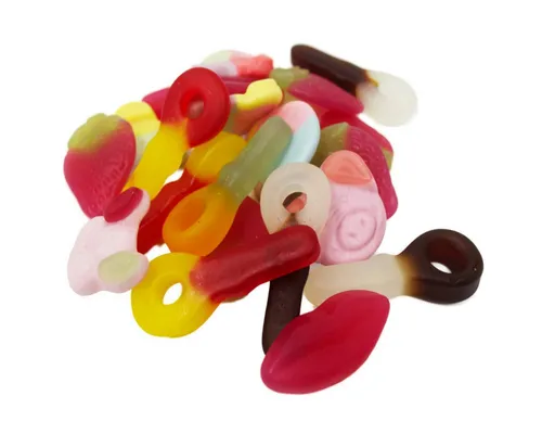 Fruchtgummi Bären & Co. Süßigkeit, Fruchtgummi gelatinefreier Mix fruchtig lecker vegetarisch 1000g