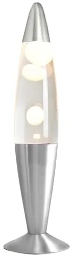 7even LED Lava Lampe Rakete 35cm - Silber und Farbenvielfalt - Faszinierende 7even LED Lava Lampe in Raketenform, 35cm hoch. Ideal für stimmungsvolle Beleuchtung und kreative Akzente in jedem Raum.