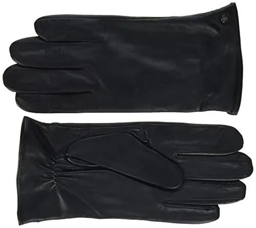 Roeckl Herren Boston Touch Lederhandschuhe - Schwarz, Größe 8.5 - Handschuhe & Fäustlinge für Herren, schlichter Klassiker aus hochwertigem Haarschaf Nappaleder mit Touch-Funktion für die Nutzung von Smartphones.