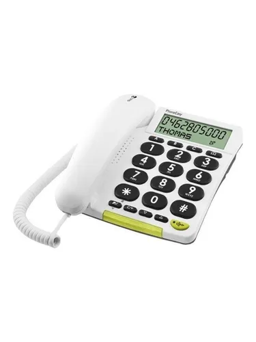 Doro PhoneEasy 312cs - Analogtelefon mit Caller ID - Telefonie - Benutzerfreundliches Analogtelefon mit Caller ID, ideal für Senioren und Menschen mit Sehschwäche.