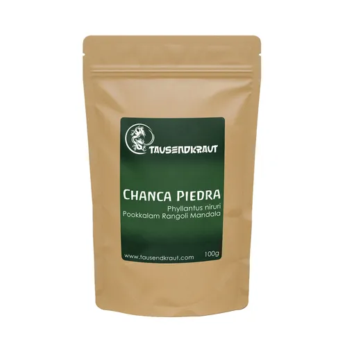 Chanca Piedra - Premium Tausendkraut aus dem Amazonas - Gartenfiguren & Verzierungen - Hochwertiges, kontrolliert biologisches Chanca Piedra, nachhaltig geerntet und laborgeprüft für beste Qualität.