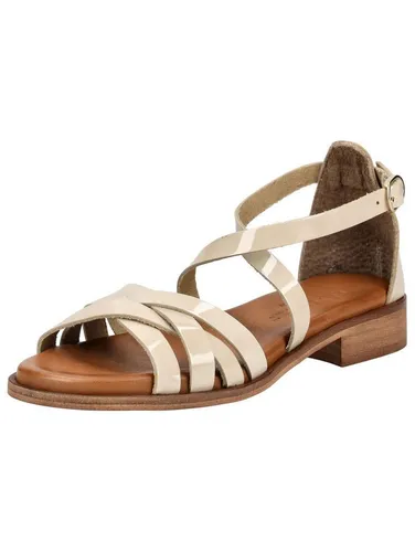 Pavement Sandalen aus Leder - Wanderschuhe: Modische Riemchensandale aus hochwertigem Leder mit auffälligem Flechtmuster und gepolsterter Lederdecksohle für maximalen Komfort.