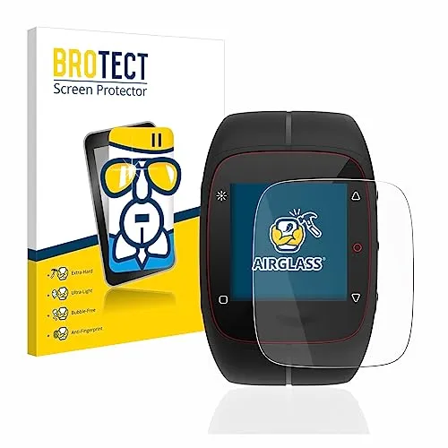 BROTECT Schutzglas für Polar M400 / M430 Schutzfolie Panzer Folie Glas Displayschutz Made in Germany [Kratzfest 9H, Anti-Fingerprint,Transparent]