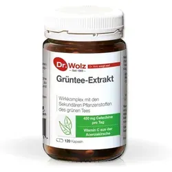 GRÜNTEE EXTRAKT Dr.Wolz Kapseln 120 St - Diät: Hochdosiertes Grüntee-Extrakt in praktischen Kapseln für natürliche Unterstützung beim Abnehmen und zur Förderung des Wohlbefindens.
