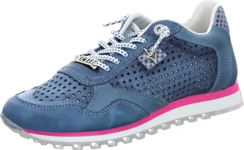 Cetti Adult Master-Artikel C848 SRA Used blau Gr. 36 - Damen Sneaker - Damen-Sneaker aus hochwertigem Echtleder, mit einem modischen Used-Look für einen lässigen Style.