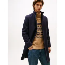 Tommy Hilfiger Wollmantel DC WOOL STAND COLLAR Regular fit blau XL (52)