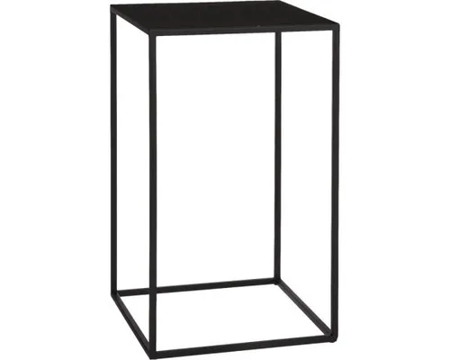 Mica Beistelltisch Quinty Ø 30 cm – Schwarz - Eleganter Beistelltisch aus Metall mit kompakten Maßen. Ideal für kleine Räume, bietet stilvollen Stauraum und setzt Akzente in jedem Wohnbereich.