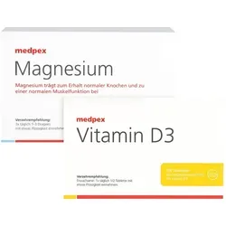 medpex Magnesium Dragees & Vitamin D3 200+100 St