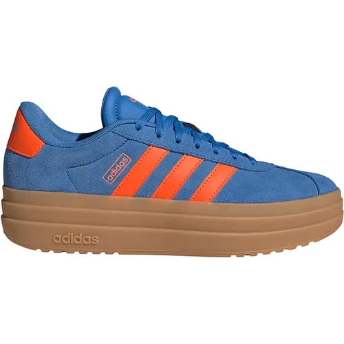 adidas Damen VL Court Bold Schuhe – ray Blue/Impact orange/Gum 3, 37 1/3 EU - Stylische Sneakers mit regulärer Passform, aus hochwertigem Leder und Gummiaußensohle für optimalen Tragekomfort im Alltag.