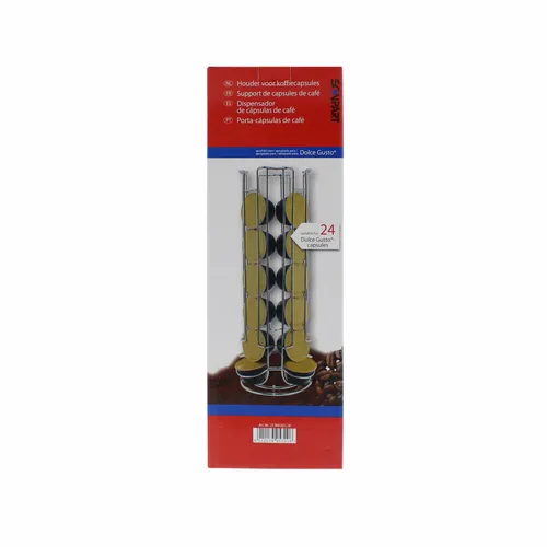 Scanpart Kapselhalter für Dolce Gusto - Praktischer Kaffeekapselhalter aus Edelstahl, ideal für die Aufbewahrung von Dolce Gusto Kaffeekapseln und sorgt für Ordnung in Ihrer Küche.