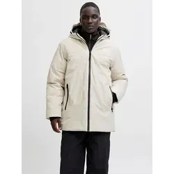 Jack & Jones Parka "Planet" in Creme - M - Moderner Parka mit recyceltem Polyesteranteil, ideal für den Alltag. Mit praktischen Reißverschlusstaschen und verstellbarer Kapuze für optimalen Tragekomfort.