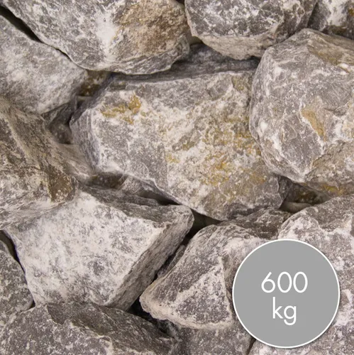 Big Bag Kalksteinbruch grau 70 - 120 mm 1000 kg - Palettenware: Hochwertiger Kalksteinbruch in Grau, ideal für Garten- und Landschaftsbau, sorgt für eine ansprechende Optik und Struktur.