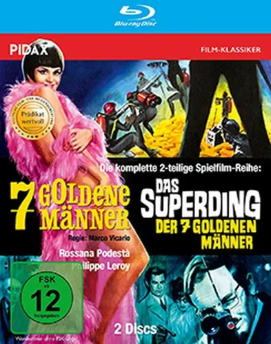 goldene Männer + Das Superding der 7 goldenen Männer Blu-ray Philippe Leory 7