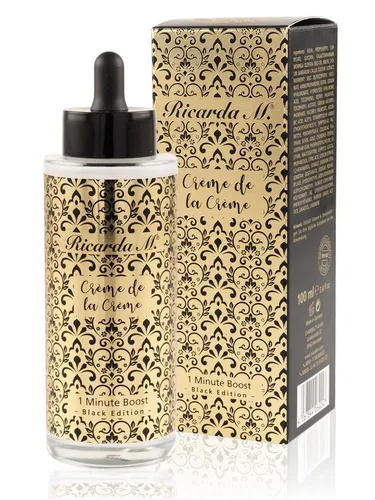 Ricarda M. Gesichtsserum Crème de la Crème 1 Min. Boost Black Edition - Das Ricarda M. Gesichtsserum vereint innovative Pflege mit einem Soforteffekt für einen frischeren Teint. Ideal als Booster für Ihre tägliche Hautpflege, sorgt es für ein strahlendes Hautbild und intensive Feuchtigkeit.