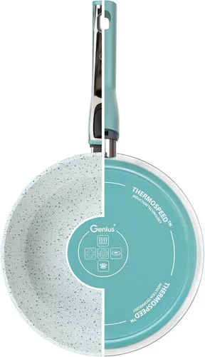 Genius Bratpfanne Cerafit Revolution 20cm - Bratpfanne mit Antihaftbeschichtung und Induktionsfähigkeit, ideal für gesundes Kochen und einfaches Reinigen.