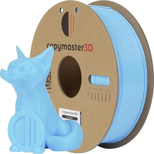 Copymaster3D PLA Filament for 3D Printer, 1.75 mm, Light Blue (PLA, 1.75 mm, 1000 g, Blau) (12361)