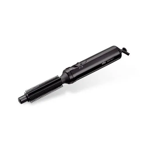 Braun Satin Hair 1 AS110 - Warmluftbürste Schwarz, 200 W Leistung und 2 m Kabellänge für voluminöse Locken