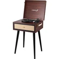 Cyberlux CL-3081 Radioplattenspieler - Plattenspieler mit Riemenantrieb und Bluetooth, der klassischen Vinyl-Sound mit modernen Features kombiniert. Integrierte Lautsprecher und USB/SD-Unterstützung für ein All-in-One-Musikerlebnis.