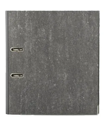 Böttcher-AG Ordner Karton, A4, 8cm, schwarz, Wolkenmarmor