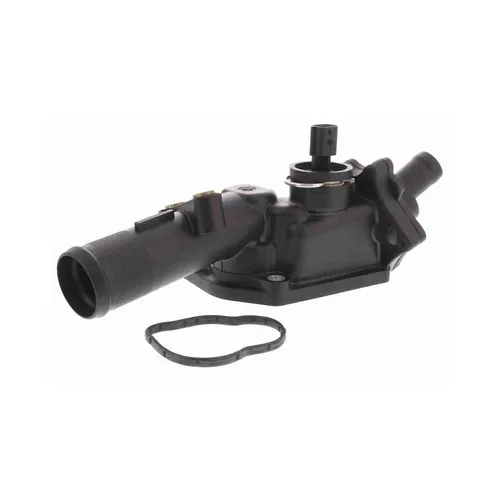 Thermostatgehäuse VEMO V46-99-1396 für NISSAN RENAULT - Thermostatgehäuse aus Kunststoff, vormontiert und inklusive Dichtung sowie Sensor. Ideal für zuverlässige Temperaturregelung in Ihrem Fahrzeug.