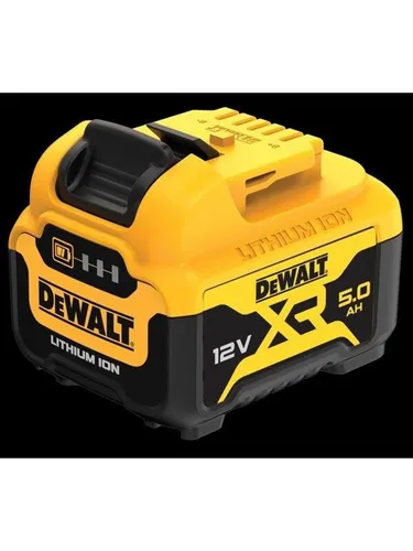 10,8V Dewalt DCB120 Akku 5,0Ah XR Lithium-Ion - Akkuschrauber Zubehör mit hoher Kapazität von 5 Ah. 5 Jahre Garantie und 60 Tage Geld-zurück-Garantie, ideal für lange Arbeitsstunden!