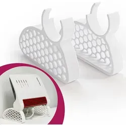 Tischständer für AVM FritzBox 7590 - Weiß - Praktischer Tischständer für die AVM FritzBox 7590. Ideal für platzsparende Aufstellung und bessere Belüftung. Perfekt für den täglichen Einsatz auf jeder ebenen Fläche.