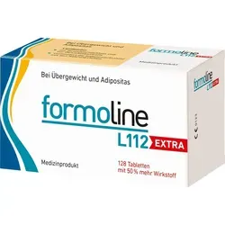 Formoline L 112 Extra 128 ST - Effektive Gewichtsreduktion - Diätmittel zur Unterstützung der Gewichtsabnahme, reduziert die Kalorienaufnahme aus Nahrungsfetten und ist ideal für eine fettbewusste Ernährung.