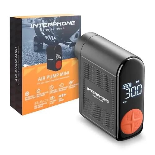 Mini Kompressor Aire Tragbar 3000mAh CE U - Praktischer Mini Kompressor mit 3000mAh Akku, ideal für unterwegs und vielseitig einsetzbar in Werkstatt und Haushalt.
