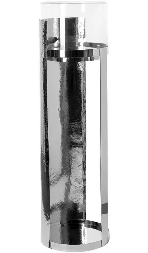 Fink Windlicht MANIAC – Edler Edelstahl-Kerzenhalter mit Glaszylinder - Das beeindruckende Windlicht MANIAC aus Edelstahl bringt mit seiner einzigartigen Hammerschlagstruktur und dem eleganten Glaszylinder stilvolle Akzente in jeden Raum. Ein echtes Highlight für Ihre Einrichtung!