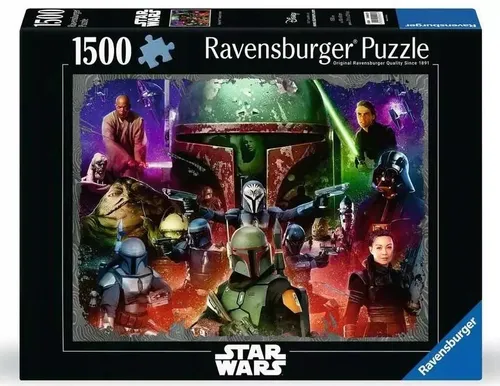 Ravensburger Puzzle 12000427 - Boba Fett: Bounty Hunter - 1500 Teile Star Wars Puzzle, ideal für Fans und Sammler, fördert die Konzentration und bietet stundenlangen Spaß beim Zusammensetzen.
