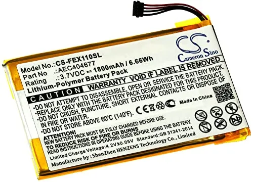 Akku für Audio-, MP3-Player FiiO X1 II / FX1221, 3,7V, Li-Polymer