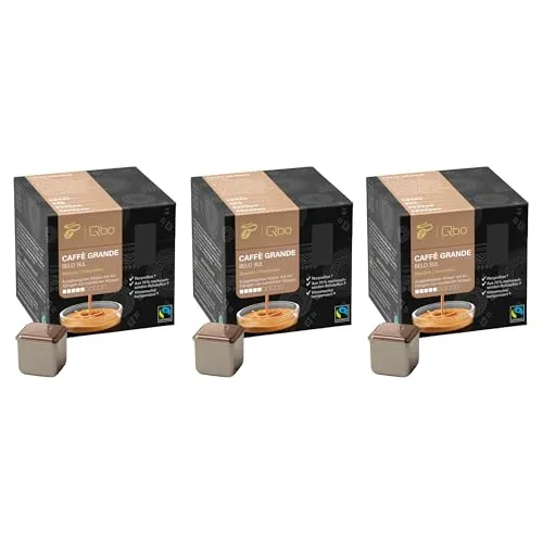 Tchibo Qbo Caffè Grande Belo Sul Premium Kaffeekapseln, 81 Stück – Nachhaltiger Genuss - Kaffee mit 100% Arabica aus Brasilien und Kolumbien, aromaversiegelt und aus 70% nachwachsenden Rohstoffen. Ideal für umweltbewusste Kaffeeliebhaber!