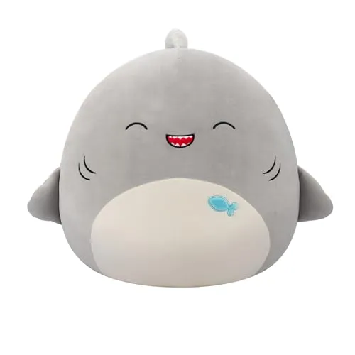 Squishmallows Original 40 cm Gordon der Hai - freundliches Plüschtier - Stofftiere & Teddybären: Gordon der Hai ist hilfsbereit und hat fröhliche Augen. Aus ultraweichem Material, offiziell von Jazwares, ideal zum Kuscheln und Sammeln!