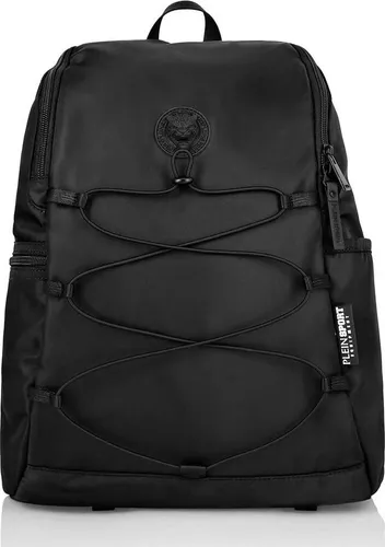 Philipp Plein Sport Ps Rucksack Schwarz - Stylischer Rucksack aus 100% Polyester, ideal für den Alltag. Mit geräumigem Innenfach und modernem Design für einen trendigen Auftritt.