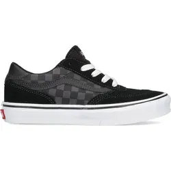Vans Unisex Kinder Brooklyn Ls Sneaker, Checkerboard Black/Asphalt, 32 EU - Bequeme Brooklyn LS Sneaker für Kinder von Vans: Robuste Sneakers mit gepolstertem Knöchelkragen und leichter Dämpfung für den ganzen Tag. Ideal für Freizeit und Abenteuer, kombiniert Stil mit Komfort.