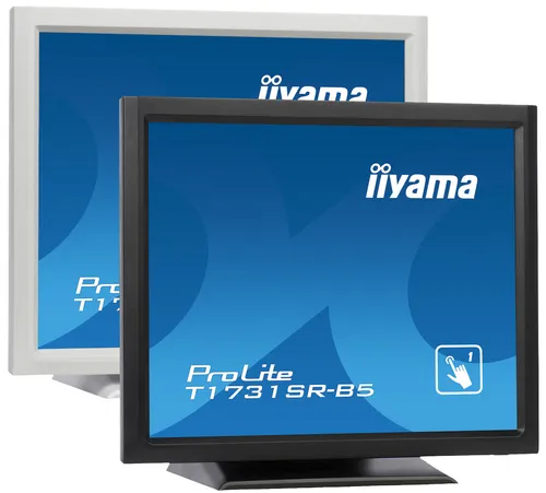 iiyama ProLite T1731SR-W5, 17" Touchscreen Monitor - 17" Touchscreen Monitor mit 1280 x 1024 Pixel, IP54 Schutz vor Staub und Wasser, ideal für den professionellen Einsatz in Geschäften und Gastronomie.